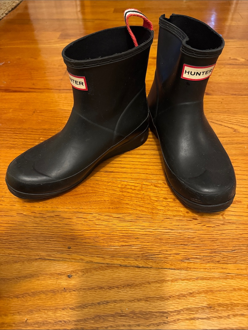 Hunter Short Play Short Black Women’s Rubber Rain Boots